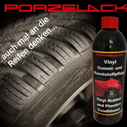 Péče o pneu, pryže, plasty a gumu Porzelack VINYL 1L (s rozprašovačem)