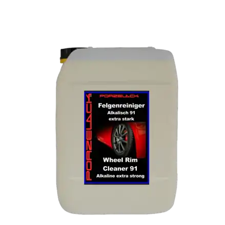 Čistič ráfků alkalický, Porzelack extra silný 25 L