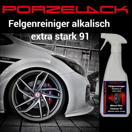 Čistič ráfků alkalický, Porzelack extra silný 0,5L s rozprašovačem