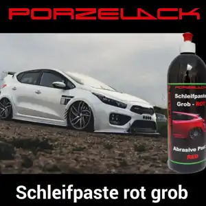 Brusná pasta Porzelack červená, hrubá (bez silikonu) 1L