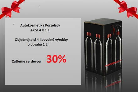 Akce Porzelack 4 x 1 L.