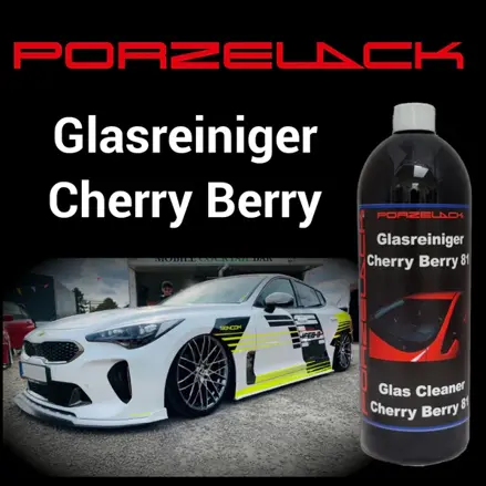 Čistič skla Cherry Berry Porzelack 81 (koncentrát) 1L s rozprašovačem